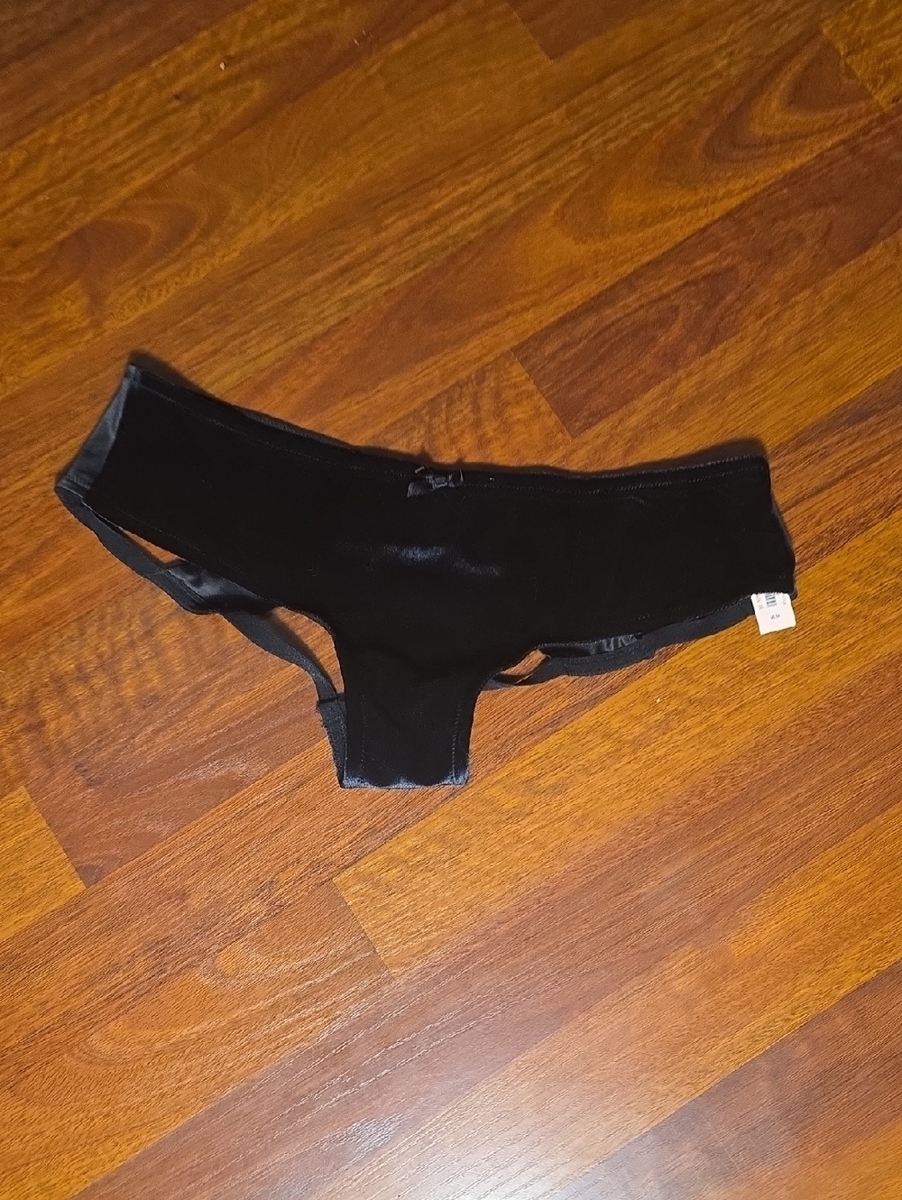 Victoria's Secret Black Velvet Cheeky Bikini Underwear